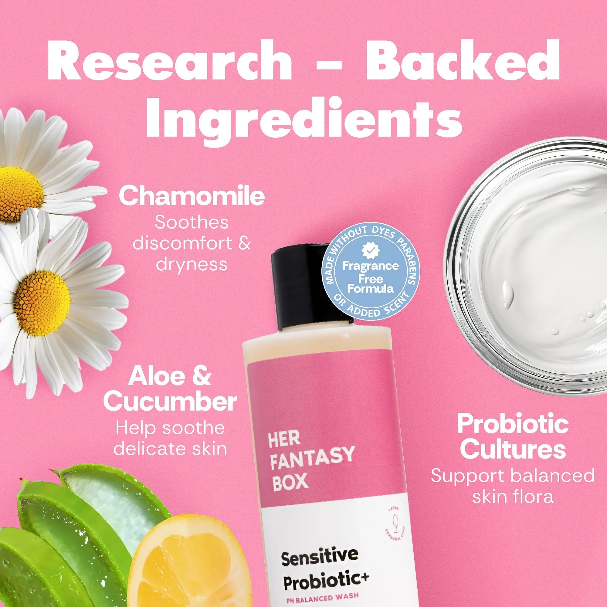 Sensitive Probiotic+ pH Balanced Feminine Wash 3pk